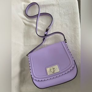 Scalloped Lavender Crossbody Purse | Kate Spade